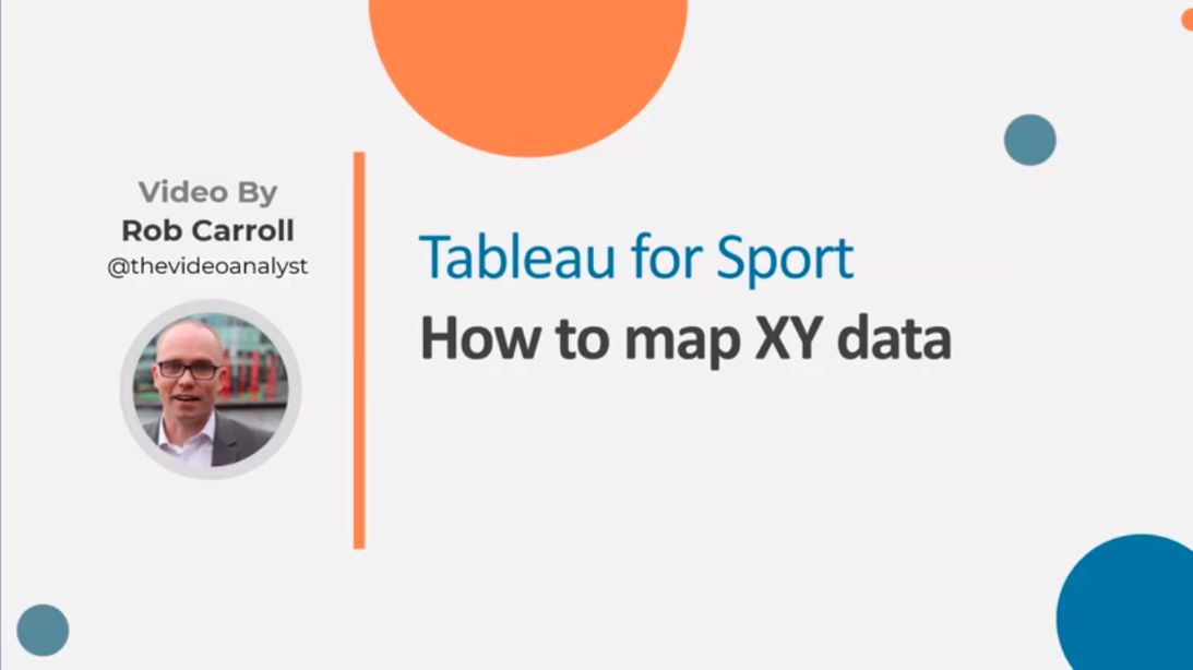 How to plot data on a pitch in Tableau.